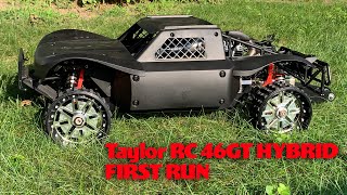 Taylor RC 46gt Hybrid First Run [upl. by Ailekat]