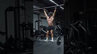 Hanging barbell core workout can you like this Dmkfitnesstube [upl. by Sregor]