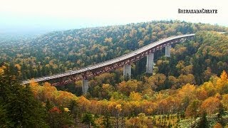 紅葉の三国峠  上士幌町 2013 Colored Leaves in Mikuni Pass [upl. by Ydnak]