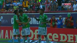 de I Sosa  Necaxa 0  1 León  Liga MX  Apertura 2019  Jornada 10 [upl. by Asyl771]