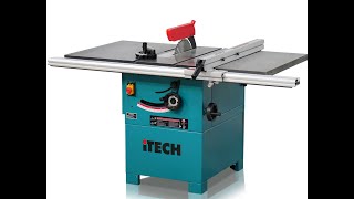 iTECH 315mm Cast Iron Table Saw Bench  Scott  Sargeant Woodworking Machinery [upl. by Annavahs]