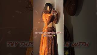 Try this hairstyle with lehenga trending viral hairstyle lehenga aesthetic desi [upl. by Magnien]