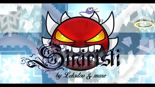 Siniristi by Leksitoo and more 100 Extreme Demon  Geometry Dash 22 [upl. by Lindner]