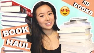 BOOK HAUL OF 58 BOOKS [upl. by Hnirt]