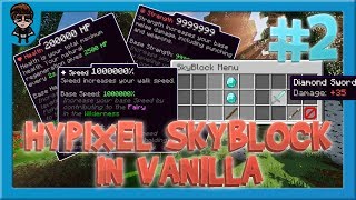 CUSTOM Stat System and Crafting Grid Recreating Hypixel Skyblock 2 [upl. by Alfy]