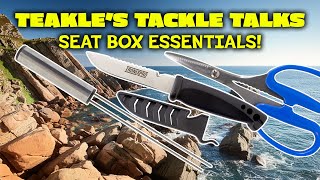 Teakles Tackle Talks Seat Box Essentials [upl. by Ormiston]