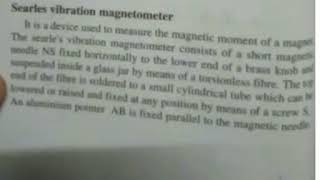 Searles vibration magnetometer [upl. by Rosana]