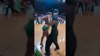 Yari Paolone amp Erika Zuza  samba  GS Stuttgart goc dance ballroom dancer samba latin [upl. by Kano267]