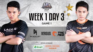 MDL PH S1 W1D3 BLCK vs TNC Game 1 [upl. by Dorcia]