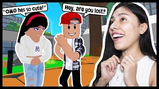 I EMBARRASSED MYSELF IN FRONT OF THE CUTEST BOY AT SCHOOL  Roblox Roleplay [upl. by Ellenrahs]