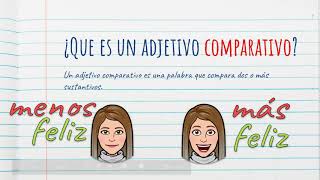 Gramáticas Adjetivos comparativos y superlativos [upl. by Melcher]