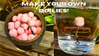 Carp fishing How to make pop up boilies [upl. by Ciri]