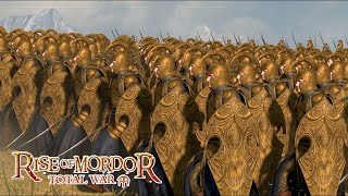 Rise Of Mordor  Elves Alliance Attack Isengard Army  Lord Of The Rings  Cinematic Battle [upl. by Nottnerb413]