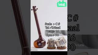 scale C  trital bpm 90 tanpura with tabla  স্কেল C  ত্রিতাল 90 তানপুরা with তবলা best for male [upl. by Annaohj]