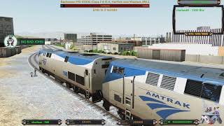 Run 8 Train Simulator Southwest Chief  Amtrak 4 Los Angeles CA to Chicago IL  72921 [upl. by Ardnas]