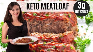 KETO MEATLOAF RECIPE Tender amp Super Easy [upl. by Hankins926]