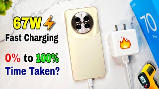 Realme Narzo 70 Pro 5G Charging Test ⚡️ realme narzo 70 pro 5g battery charging test 0 to 100 time [upl. by Gretna]