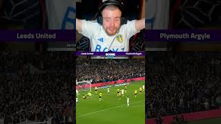 A dominating performance Leeds vs Plymouth goal reaction [upl. by Retsam]