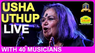 Usha Uthup Rocking Live I Bappi Lahiri Songs I With 40 Musicians I Anant Musical Dreams [upl. by Ytima]