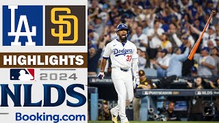 Los Angeles Dodgers vs San Diego Padres Game 5 Full Highlights  NLDS  10112024 [upl. by Raf309]