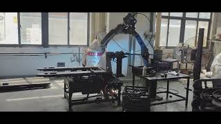 Auto Welding of pallet truck [upl. by Maxa438]