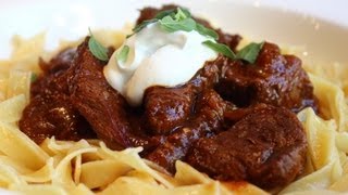 Beef Goulash  Hungarian Beef Goulash Recipe  Paprika Beef Stew [upl. by Aydiv]