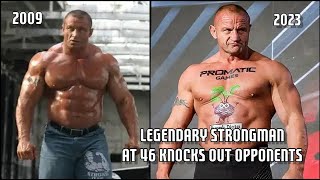 At 46 KNOCKS OUT OPPONENTS  LEGENDARY MARIUSZ PUDZIANOWSKI in BUSINESSES 2023 HD [upl. by Elke]