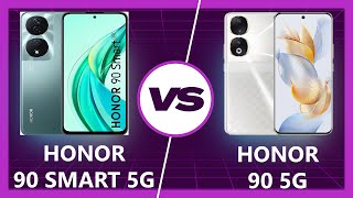 Honor 90 vs Honor 90 Smart 5G Big Brain vs Big Battery [upl. by Ameehs507]