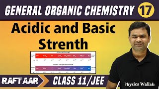 GOC 17  Acidic and Basic Strength  Class 11JEE  RAFTAAR [upl. by Naira]