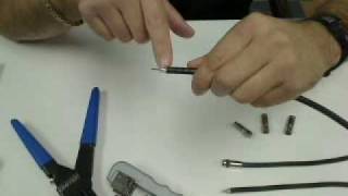 How to Prep Coaxial Cable and Install a Compression Connector Jonard CT200G [upl. by Aluino]