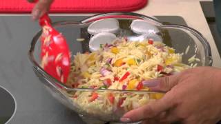 Ensalada de orzo con habichuelas blancas Casera HD [upl. by Gereld]