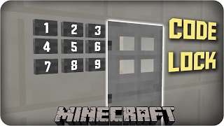 Minecraft  How to make working Combination Locks [upl. by Akerboom311]