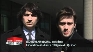 Grève  La réaction de la FECQ au jugement qui autorise un étudiant à suivre son cours [upl. by Naitirb642]