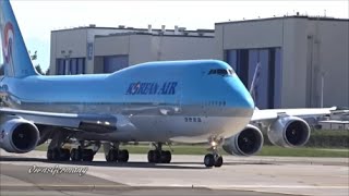 2nd Korean Air HL7631 Boeing 7478i Round Trip Test Flight  KPAE Paine Field [upl. by Eenor]