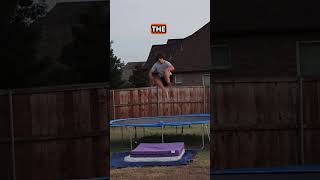 I TRIED A GAINER OFF OF MY TRAMPOLINE 🤯 [upl. by Winslow]