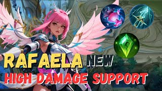 NEW RAFAELA HIGH DAMAGE BUILD  RAFAELA BEST BUILD 2024  MOBILE LEGENDS [upl. by Elset]