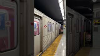 Toronto TTC Subway Train Going Out of Service at Woodbine Station Due to Service Disruption [upl. by Morra]