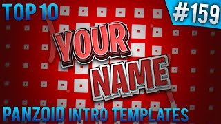 TOP 10 Panzoid intro templates 159 Free download [upl. by Nwahsad140]