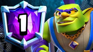 Top 1 Push Or Crash Out  Clash Royale [upl. by Naeloj]