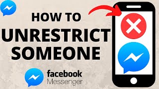 How to Unrestrict Someone on Messenger  Remove Restriction on Messenger [upl. by Adlecirg]