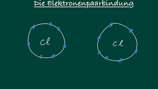 Die Atombindung  Elektronenpaarbindung [upl. by Eyar]