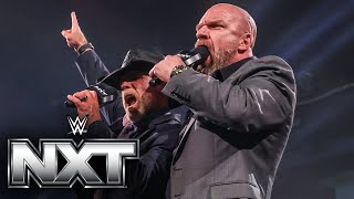 Shawn Michaels and Triple H unveil new NXT Titles NXT highlights Oct 1 2024 [upl. by Ayim]