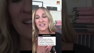 Sarah Jessica Parker weighs in on Kim Cattrall’s upcoming cameo in andjustlikethat [upl. by Idurt554]