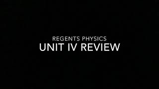 Regents Physics Electricity amp Magnetism Review [upl. by Addia]