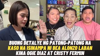 FULL STORY ng PATONGPATONG na KASO na ISINAMPA ni Bea Alonzo laban kina Ogie Diaz at Cristy Fermin [upl. by Nais]