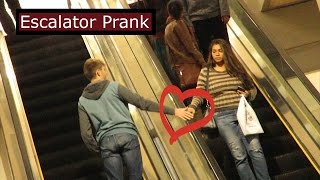 Touching Peoples Hands On The Escalator [upl. by Tibbetts]