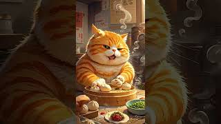 Miao Miao makes steamed bunscartoon cats catstory catvideos catshorts [upl. by Srevart]