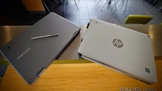 Samsung Chromebook Plus V2 vs HP Chromebook X2 [upl. by Uoliram]