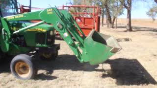 Lot   4a  JOHN DEERE 5510 BACKHOE [upl. by Chere996]