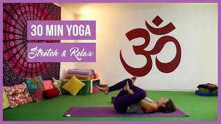 30 Min Yoga  Stretch amp Relax [upl. by Caasi]